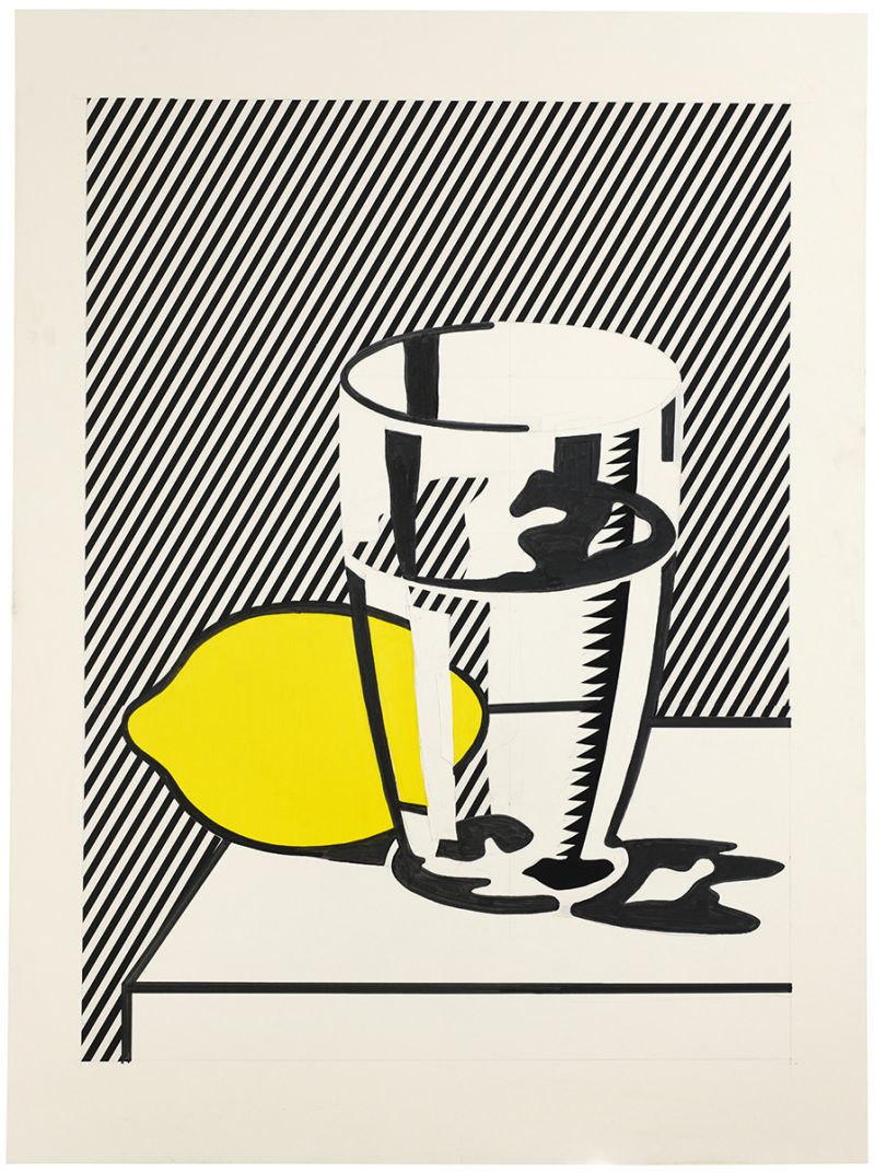Artwork: Untitled (Still Life with Lemon and Glass) (Study), 1973 (RLCR 2242)