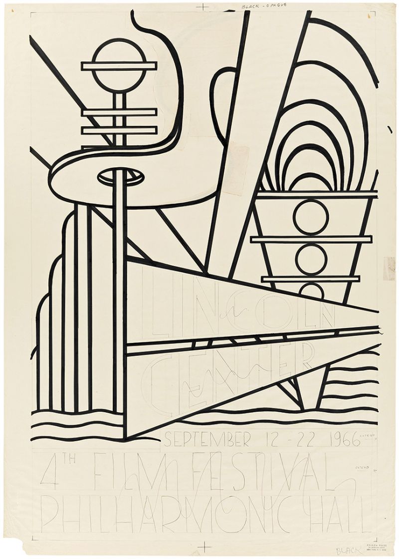Artwork: Lincoln Center Deluxe Poster (Color Separation), c. 1966 (RLCR 1252.1)
