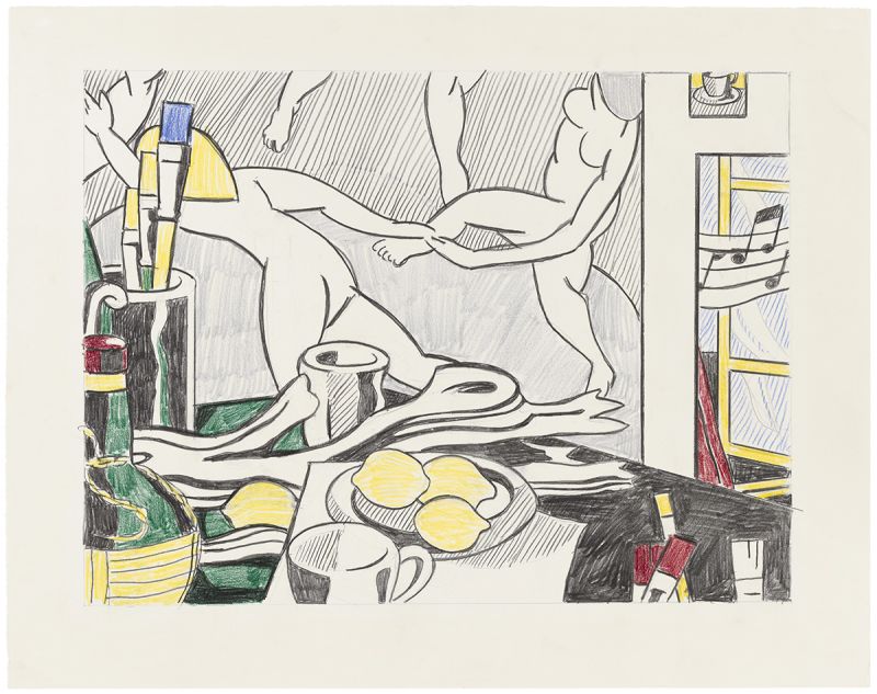 Artwork: Artist's Studio "The Dance" (Study), 1974 (RLCR 2251) Photo: The Museum of Modern Art/Licensed by SCALA / Art Resource, NY