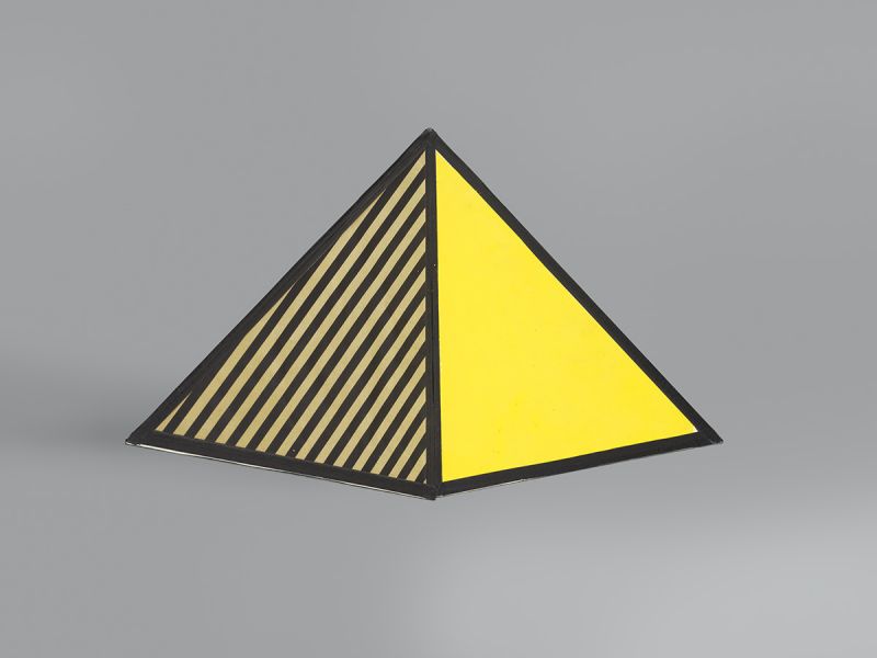 Artwork: Wall Pyramid (Model), c. 1997 (RLCR 4746) Photo: Courtesy Whitney Museum of American Art