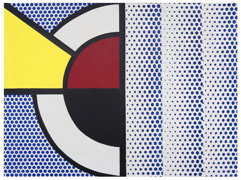 Artwork: Red, Yellow and Blue Modern Painting, 1967 (RLCR 1480)