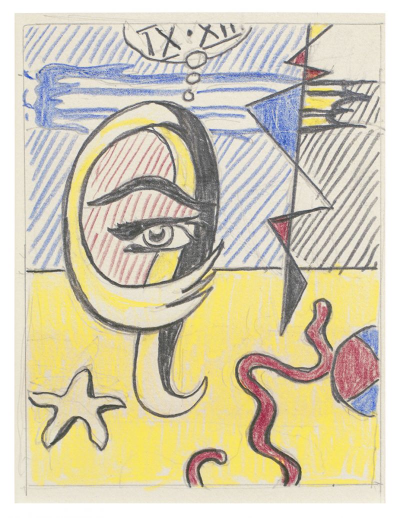 Artwork: IX by XII (Study), 1978 (RLCR 2731)  Image of full sheet not available