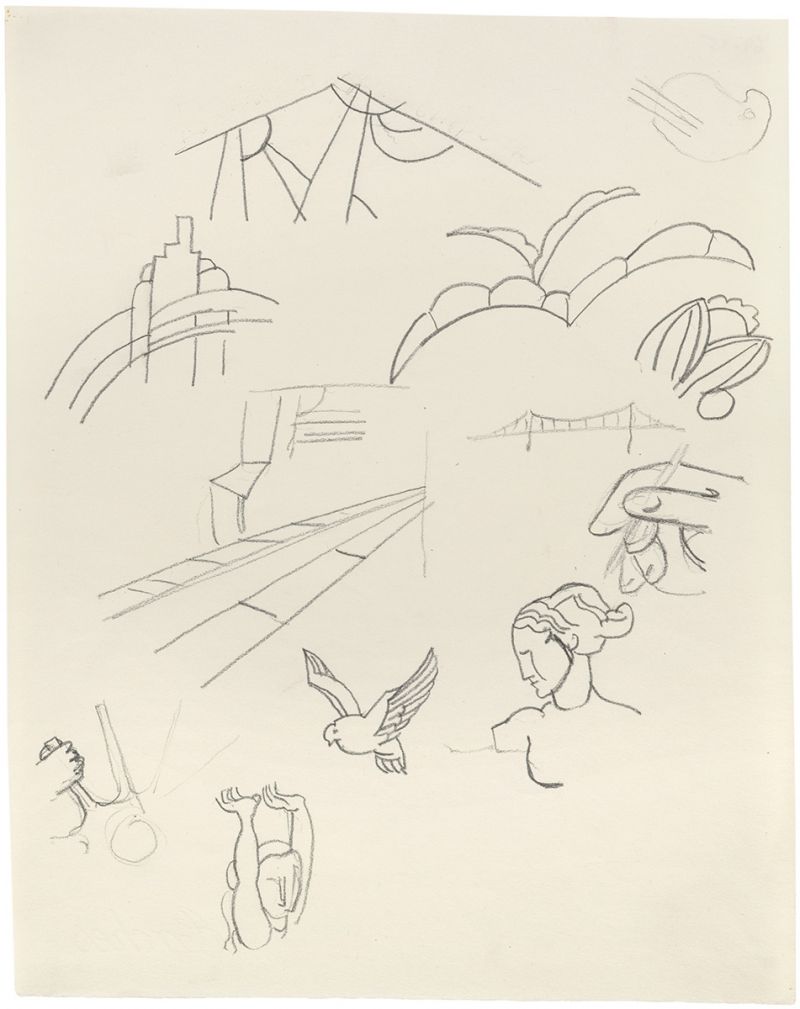 Artwork: Industry and the Arts (Studies), c. 1969 (RLCR 1681)