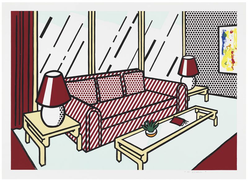 Artwork: Red Lamps, 1990 (published 1991) (RLCR 3987)