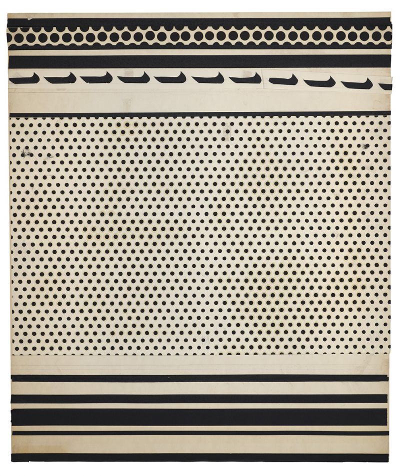 Artwork: Entablature #9 (Study), c. 1972 (RLCR 2017)