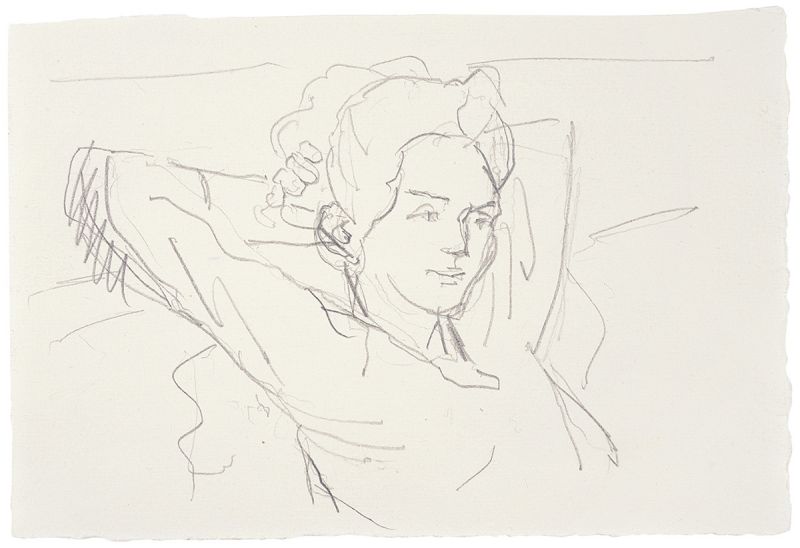 Artwork: Woman (Portrait of Isabel?), c. 1951 (RLCR 333)