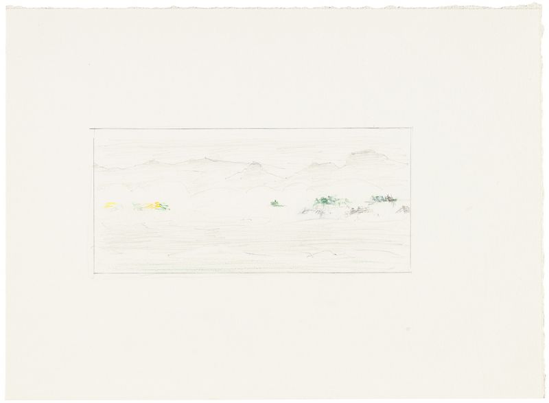 Artwork: Treetops Through the Fog (Study), 1996 (RLCR 4609)