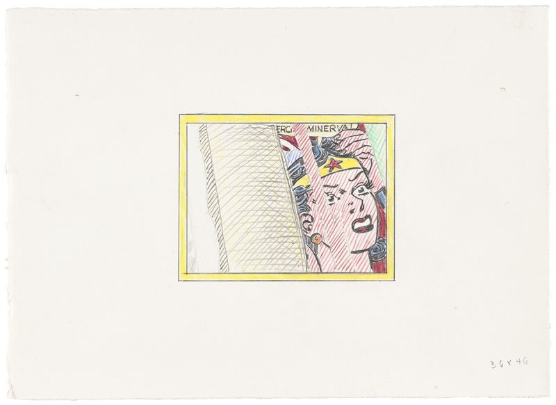 Artwork: Reflections on Minerva (Study), c. 1989 (RLCR 3821)