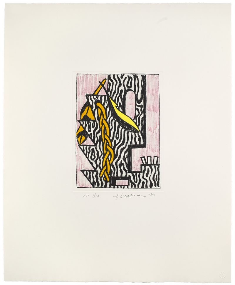 Artwork: Head with Feathers and Braid, 1980 (RLCR 2928)