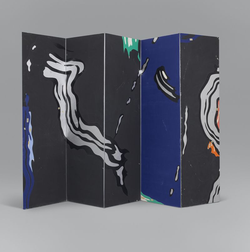 Artwork: Screen with Brushstrokes (Maquette), c. 1984–86 (RLCR 3400)