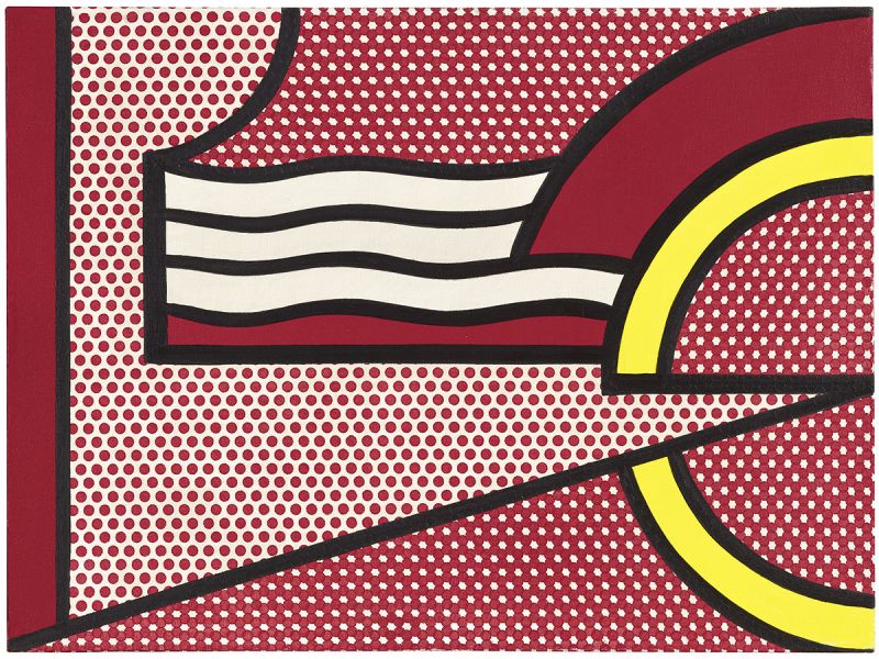 Artwork: Modern Painting with Yellow Arc, 1967 (RLCR 1430)
