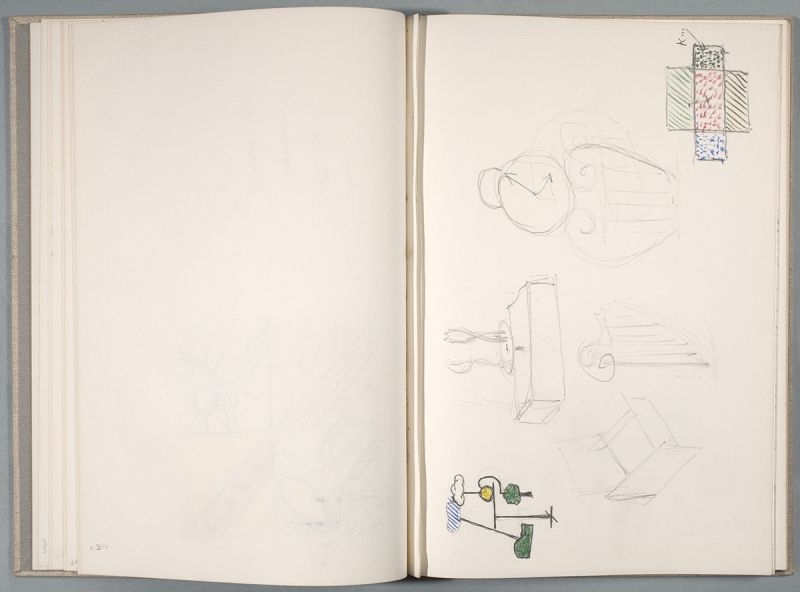 Artwork: Modern Love Waltz (Music Box) and Landscape Mobile (Studies), c. 1989–90 (RLCR 3602.8)