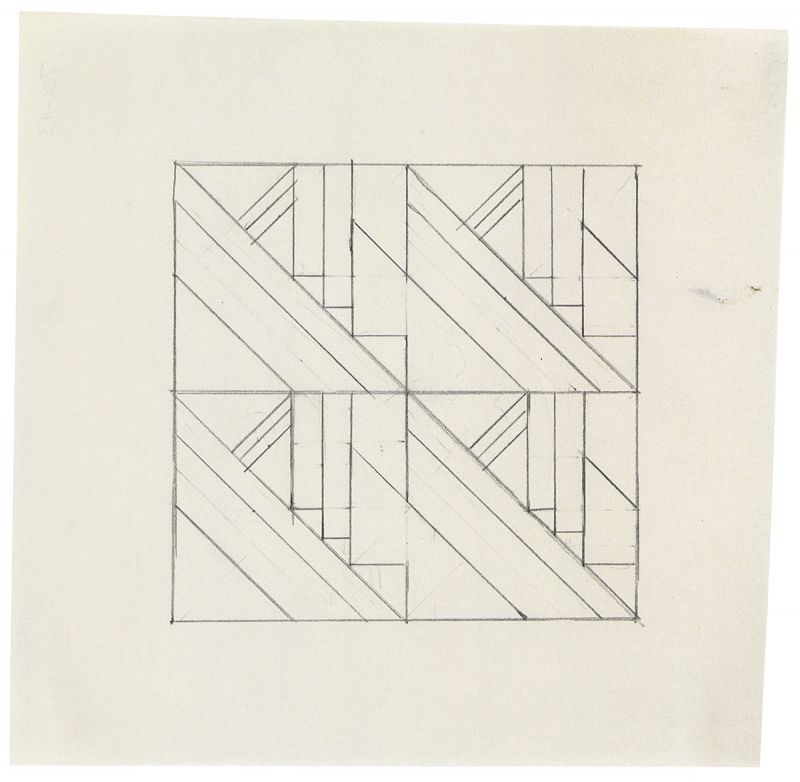 Artwork: Modular Painting with Four Panels #5 (Study), 1969 (RLCR 1743)