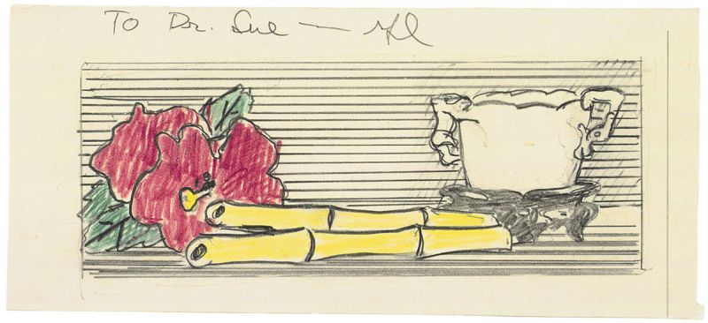 Artwork: Still Life with Bamboo Sticks (Study), 1973 (RLCR 2187)