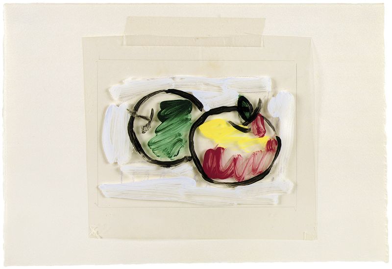Artwork: Two Apples (Study), 1982 (RLCR 3147)