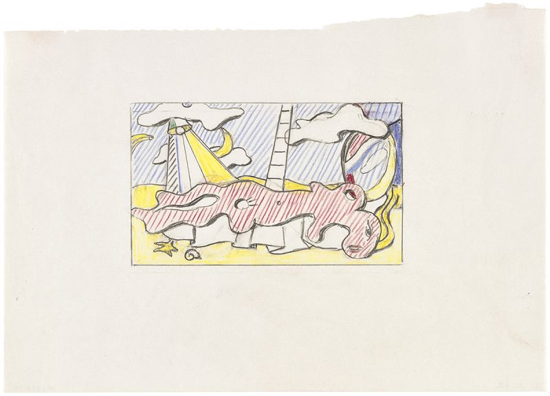 Artwork: Reclining Bather (Study), 1976 (RLCR 2492)