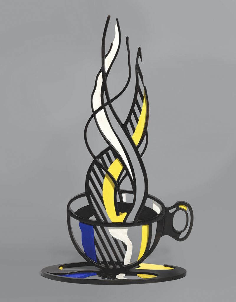 Artwork: Cup and Saucer II, 1977 (fabricated 1977, posthumous 0/3 fabricated 2021) (RLCR 2547) Photo: Courtesy Christie's London RLCR 2547.2/3