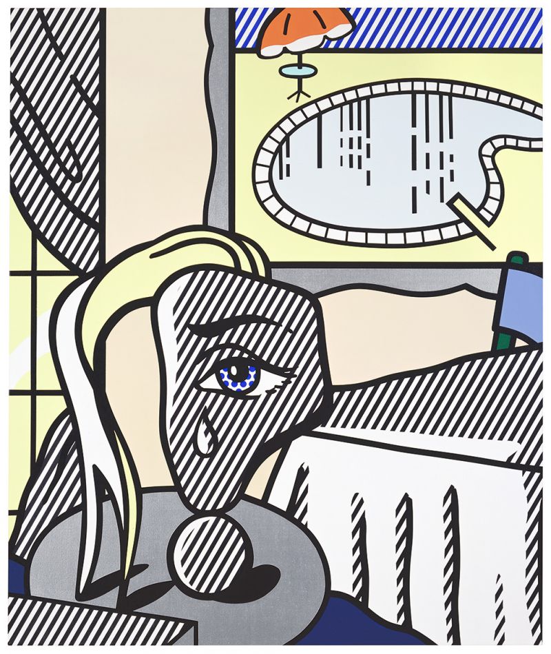 Artwork: Interior with Swimming Pool Painting, 1992 (RLCR 4136)