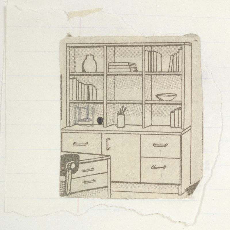 Artwork: Interior (Study), c. 1992 (RLCR 4096.4)
