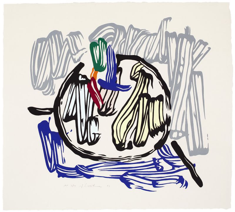 Artwork: Apple with Gray Background, 1982 (RLCR 3187)