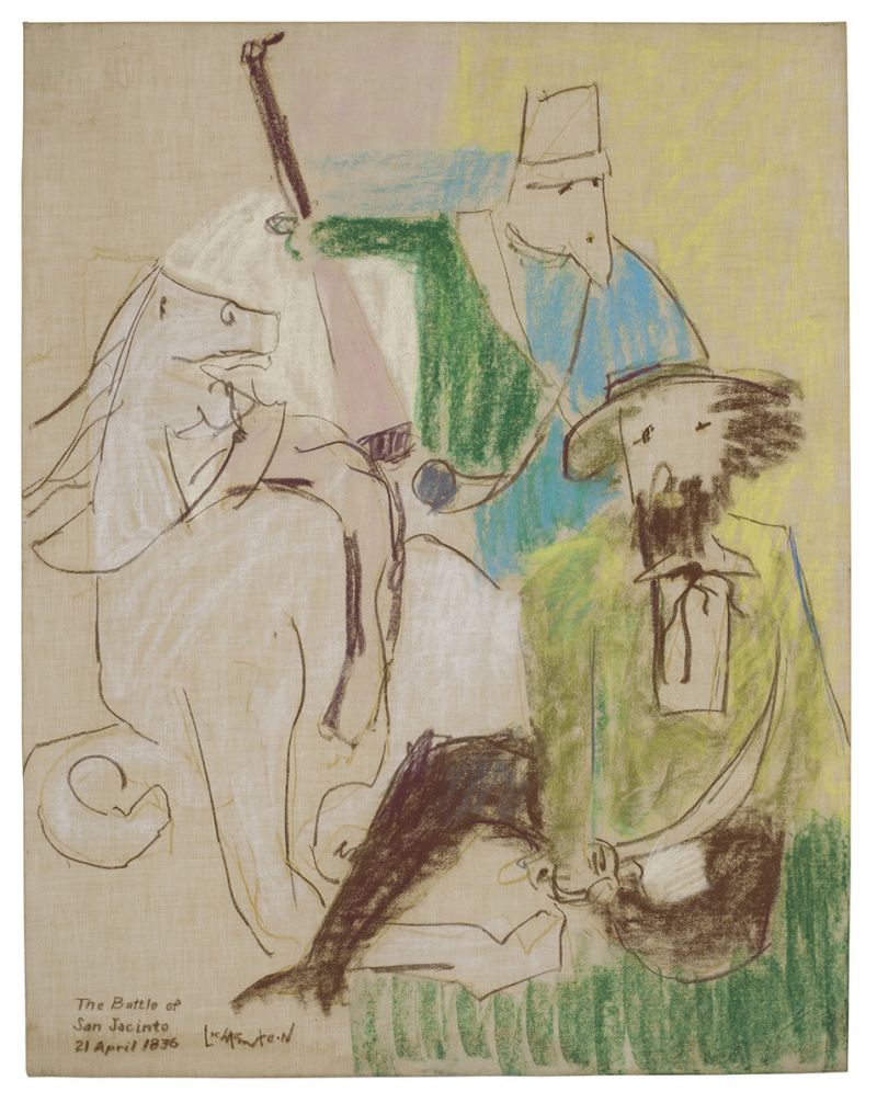 Artwork: The Battle of San Jacinto, c. 1953–54 (RLCR 429)