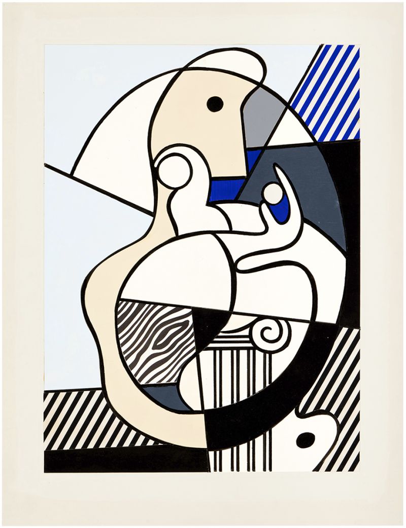 Artwork: Homage to Max Ernst (Study), 1975 (RLCR 2369) Photo: Courtesy Sotheby's