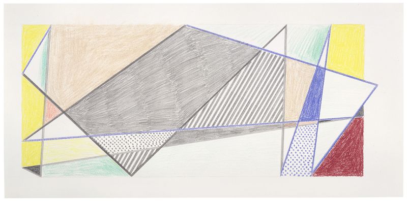Artwork: Cover Image I for The Drawings of Roy Lichtenstein Book (Study), 1986 (RLCR 3521)
