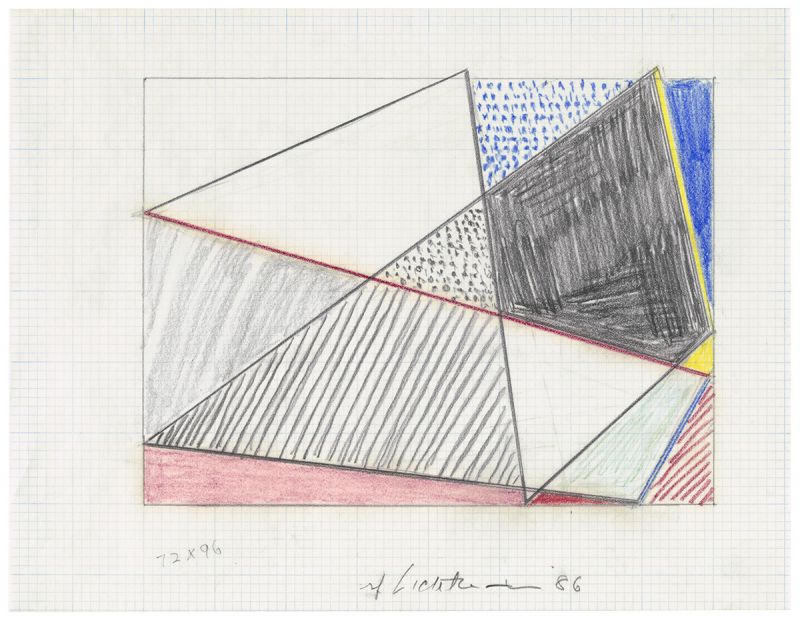Artwork: Imperfect Painting (Study), 1986 (RLCR 3551) Photo: Courtesy MoMA