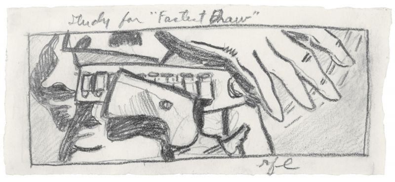 Artwork: Fastest Gun (Study), c. 1963 (RLCR 762)
