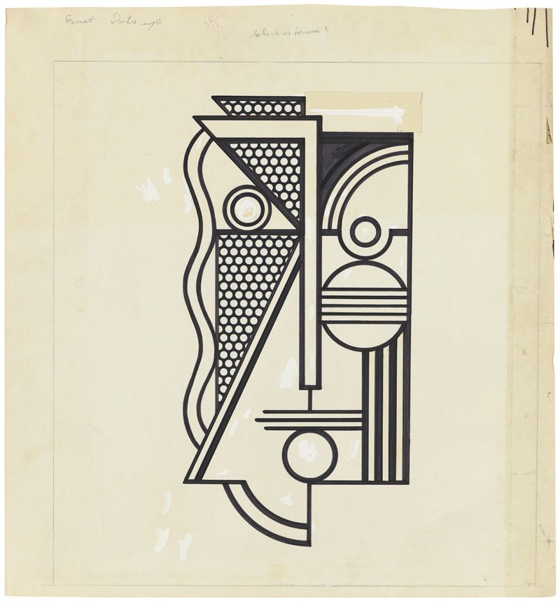 Artwork: Modern Head Relief (Study), 1970 (RLCR 1888)