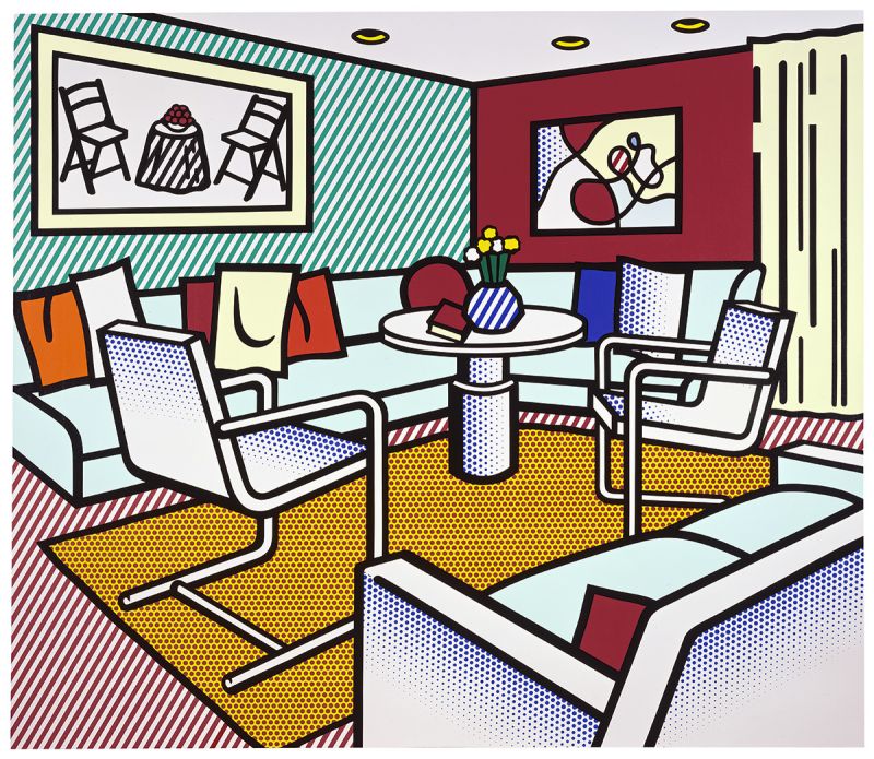 Artwork: Interior with Red Wall, 1991 (RLCR 4044)