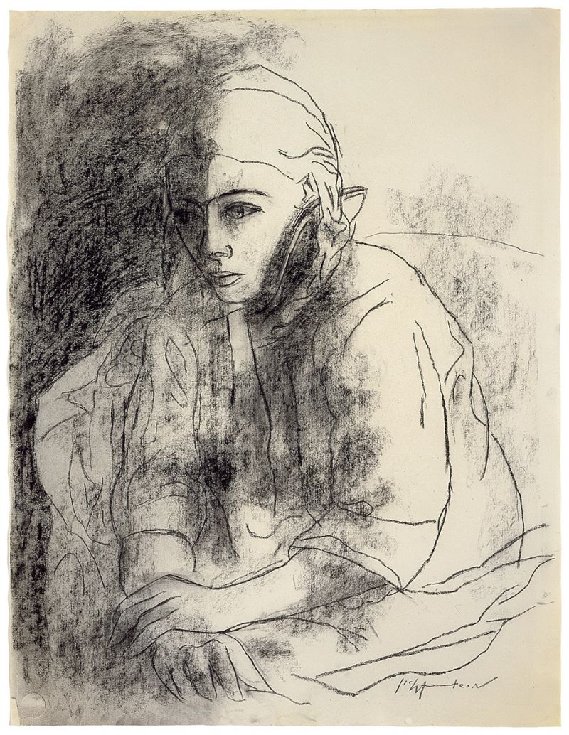 Artwork: Portrait of a Woman, c. 1950–51 (RLCR 258)