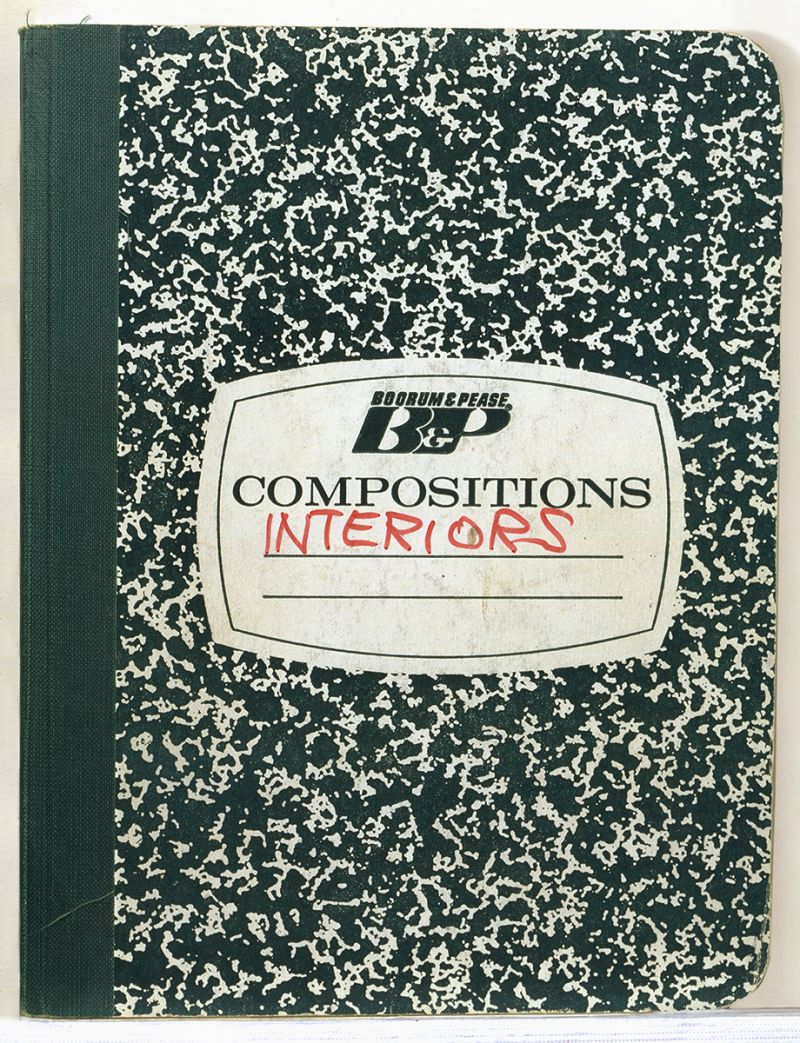 Artwork: Interiors Compositions Notebook, Drawings in this book c. 1991–94 (RLCR 4096)