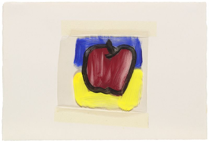 Artwork: Red Apple (Study), 1981 (RLCR 3044)