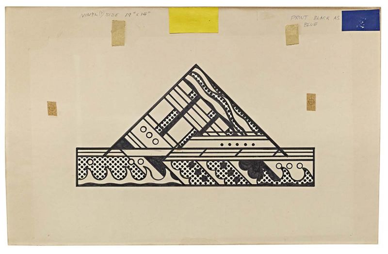 Artwork: Hat (Color Separation), 1968 (RLCR 1525.1)