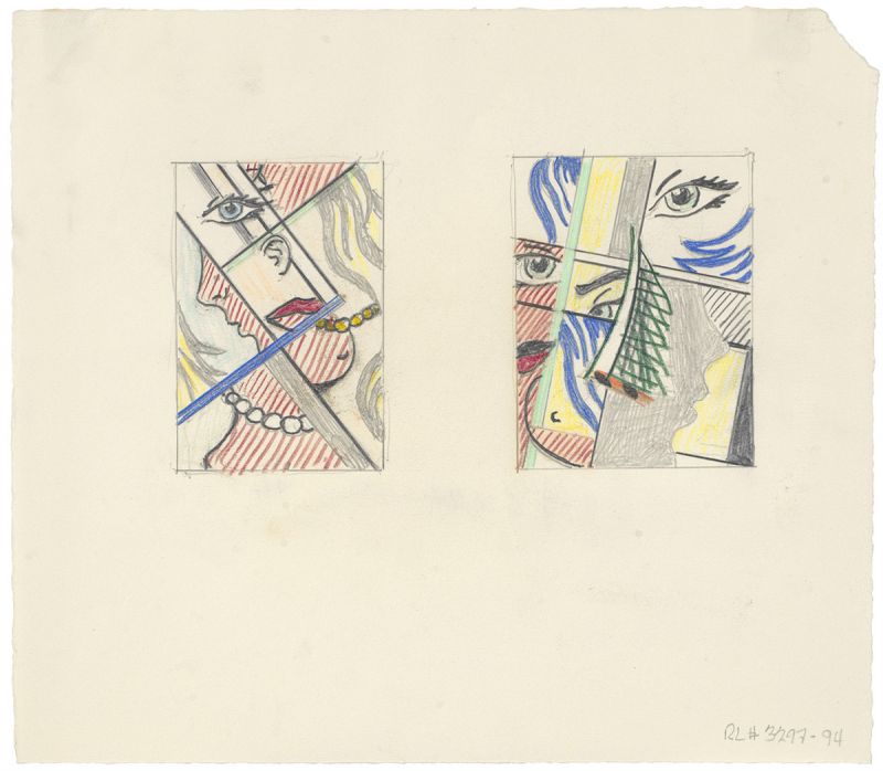 Artwork: Modern Art I and Modern Art II (Studies), 1994 (RLCR 4281)