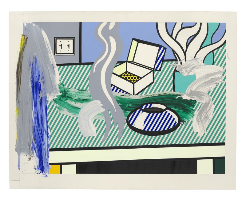 Artwork: Brushstroke Still Life with Box (Study), 1996 (RLCR 4471)