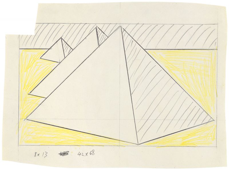 Artwork: The Great Pyramid (Study), 1969 (RLCR 1782)