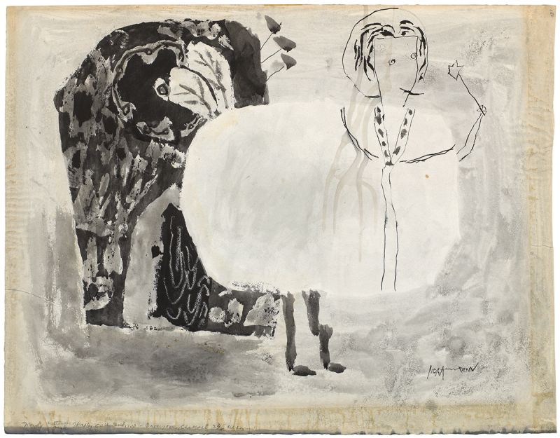 Artwork: Woman, c. 1950 (RLCR 244)