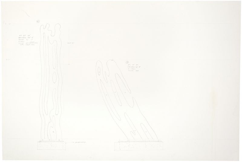 Artwork: Singapore Brushstrokes (Elements D and E) (Studies), 1996 (RLCR 4598)