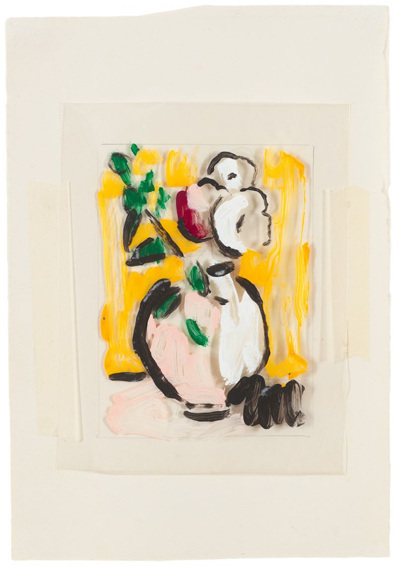 Artwork: Flowers (Study), 1981 (RLCR 3018) Photo: Ulrich Ghezzi, Courtesy Galerie Thaddaeus Ropac, London • Paris • Salzburg