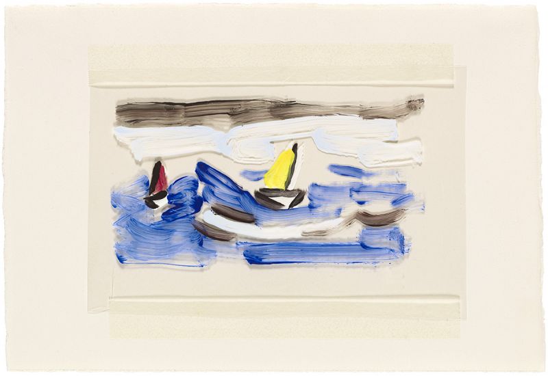 Artwork: Sailboats (Study), 1981 (RLCR 3050)