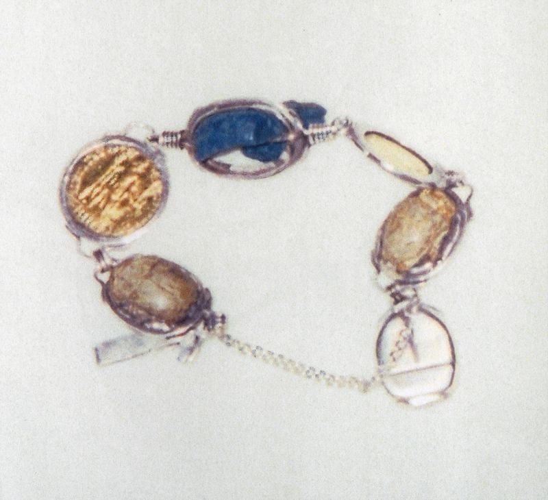 Artwork: Scarab Bracelet, c. 1954–56 (RLCR 457) Photo: Courtesy RLF Archives Detail of archival image