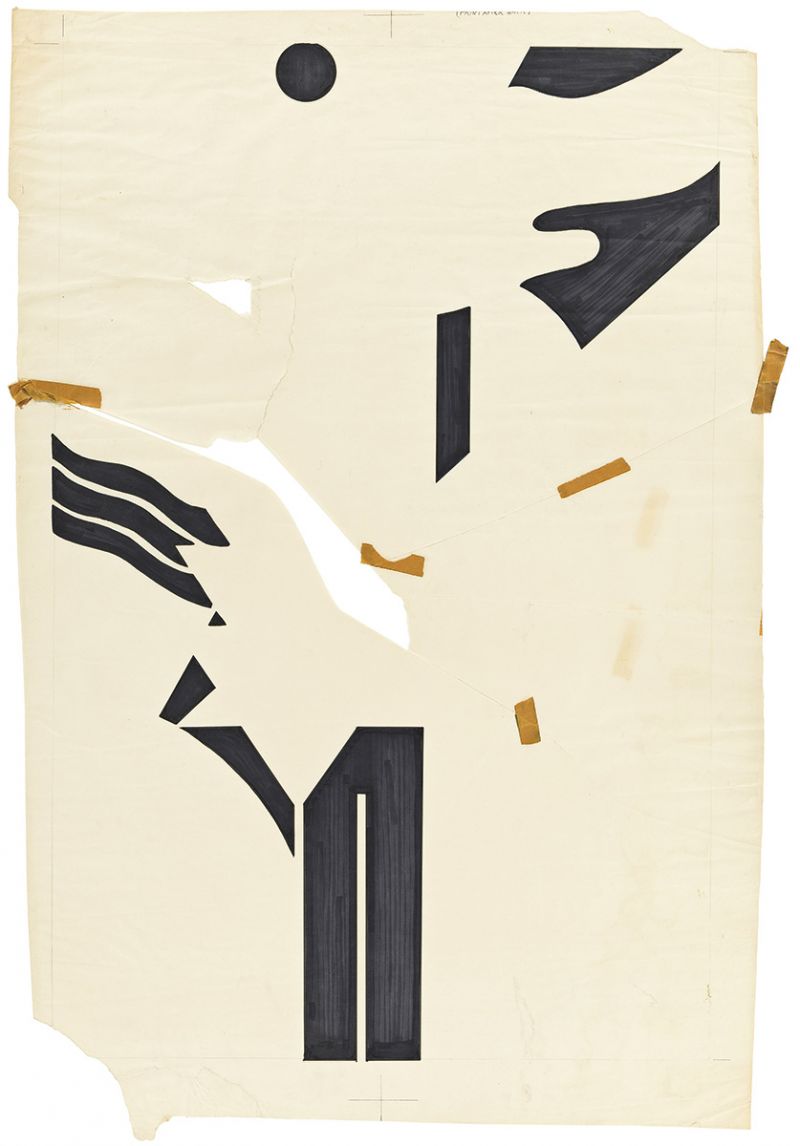 Artwork: Paris Review Poster (Color Separation), 1966 (RLCR 1268.4)