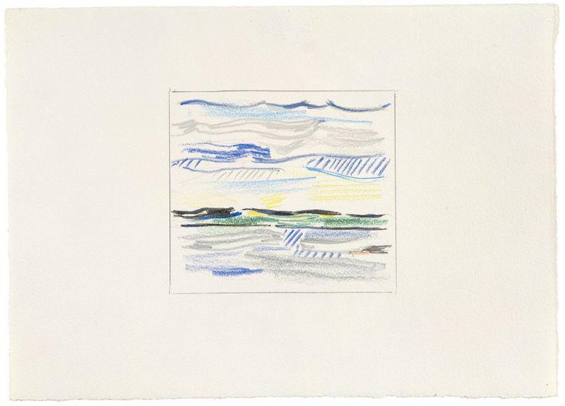 Artwork: Sky, Land and Water (Study), 1984 (RLCR 3370)