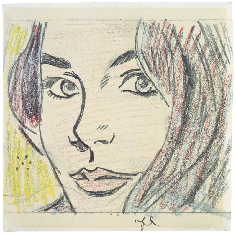 Artwork: Seductive Girl (Study), 1964 (RLCR 959)