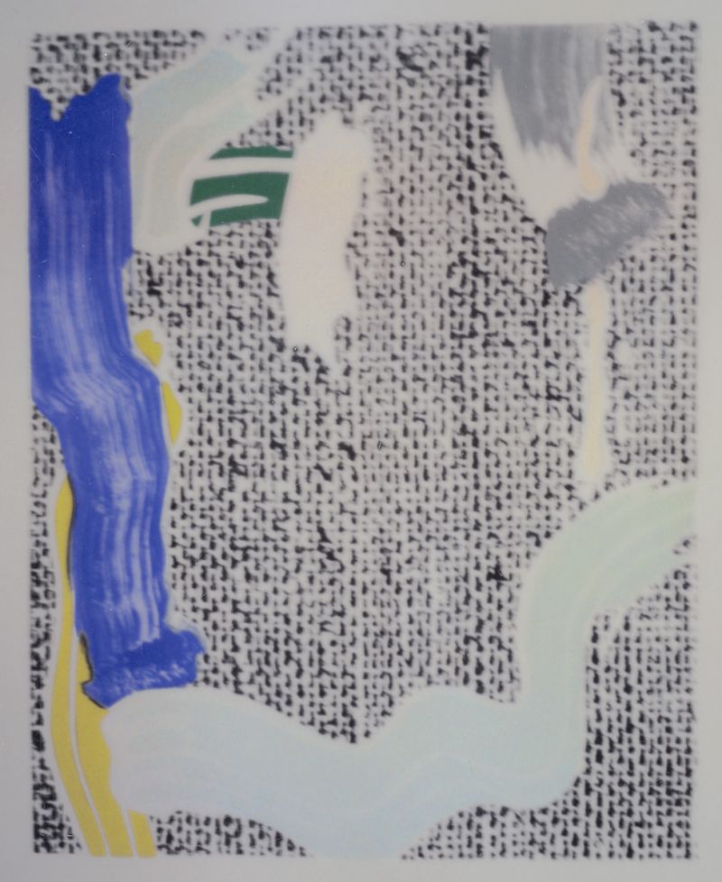 Artwork: Painting on Canvas (Study), c. 1984 (RLCR 3321) Photo: Courtesy RLF Archives Detail of archival image