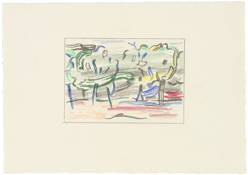 Artwork: Road Before the Forest (Study), 1984 (RLCR 3360)