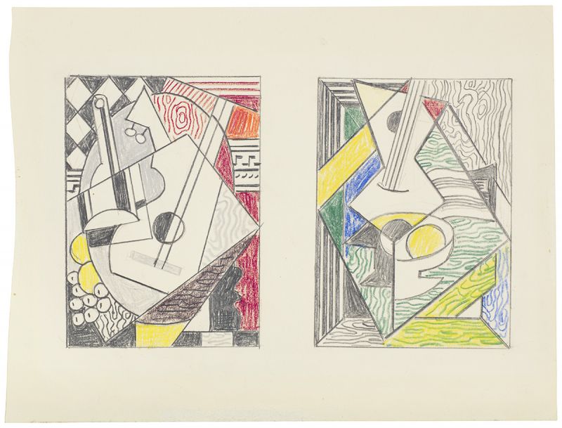 Artwork: Cubist Still Life (Studies), 1974 (RLCR 2260)