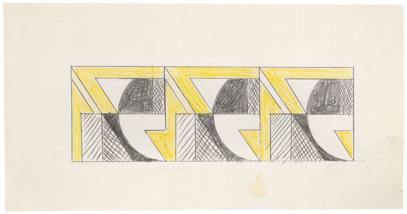 Artwork: Repeated Design (Study), 1969 (RLCR 1771)